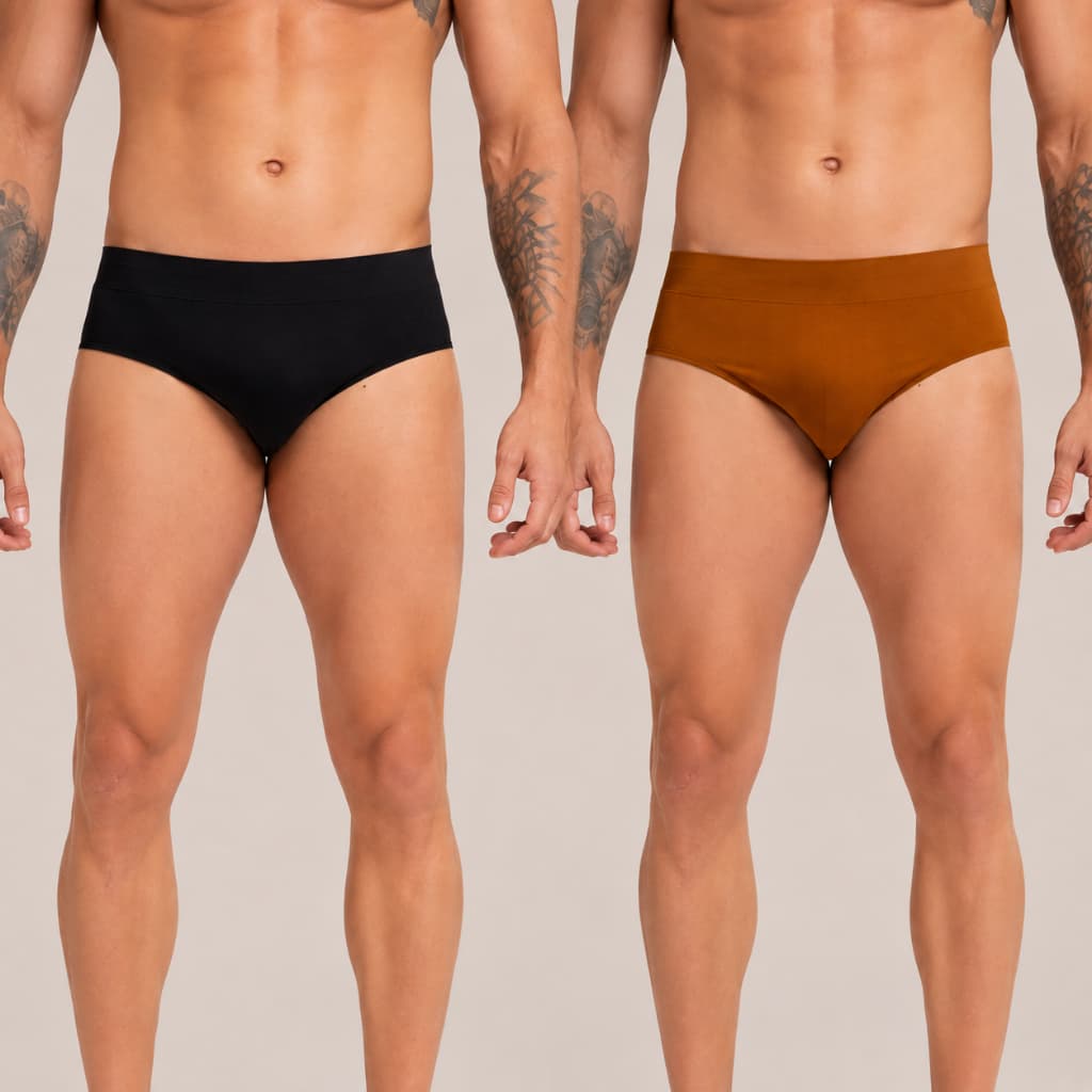 Kit 2 Cuecas Slip Sem Costura Poliamida Adulto Keeper