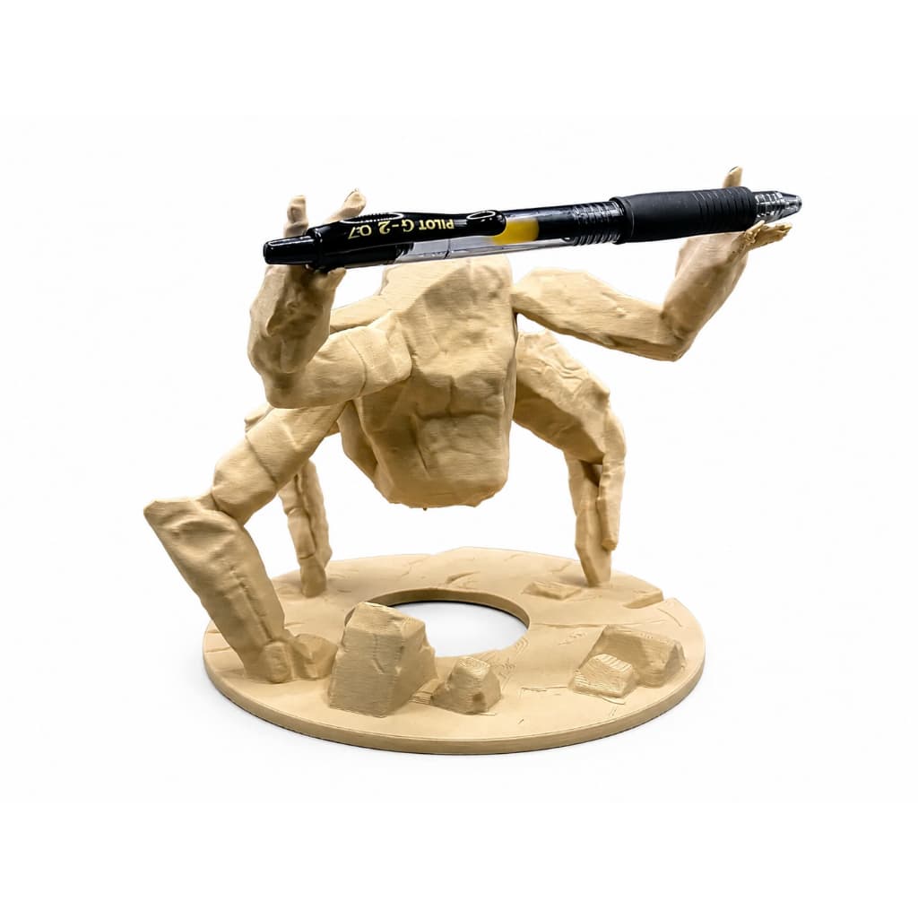 Estatueta Decorativa Porta Caneta Alienígena Rocky Personalizado