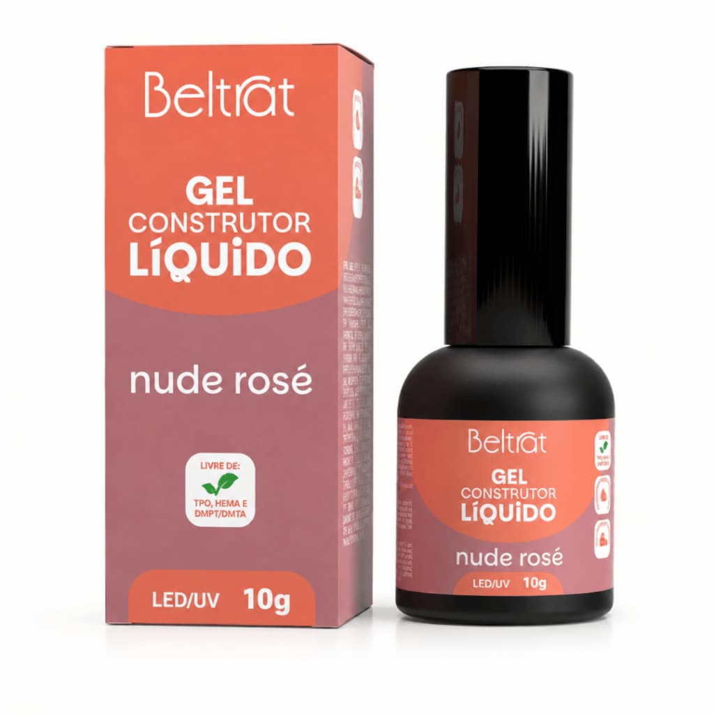 Beltrat Gel Construtor Líq. Nude Rose 10g Autonivelante Uv