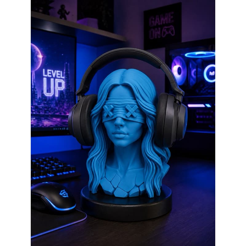 Suporte para Headset Gamer Porta Fone de Ouvido Decoração Setup