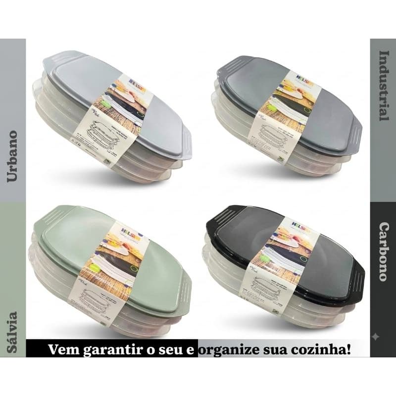 PORTA FRIOS DOIS ANDARES, CORES VARIADAS- POTE PARA GUARDAR FRIOS