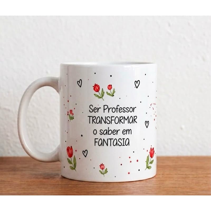 Caneca Personalizada para Professora – Presente para Professora, Educadora e Pedagoga