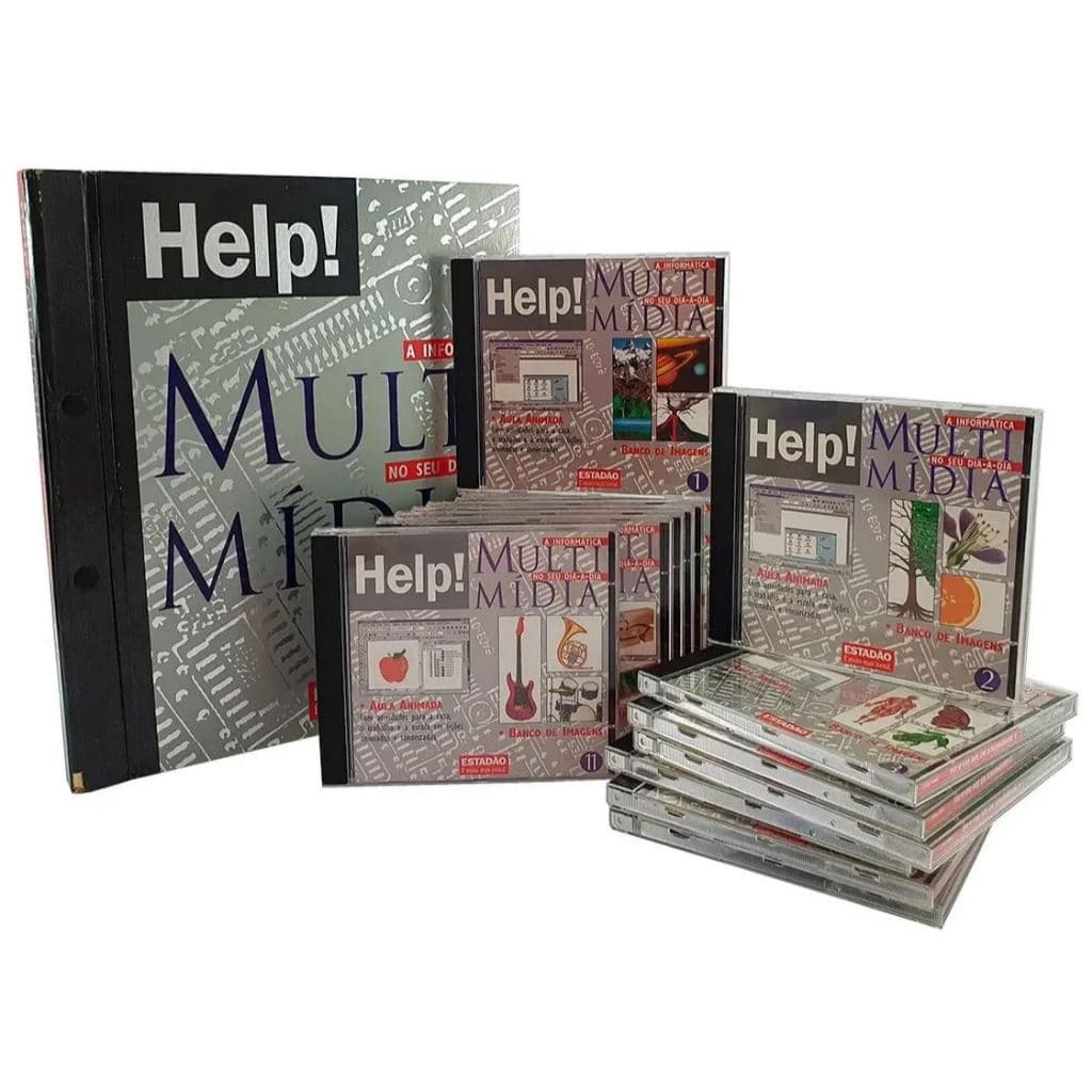 Coleção Help Multimídia A Informática No Seu Dia A Dia Estadão + 18 CDs