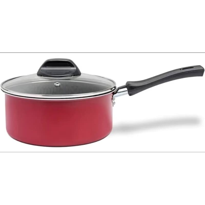 Brinox - Panela Com Tampa 18X8CM 1,75L Anis - Borgonha