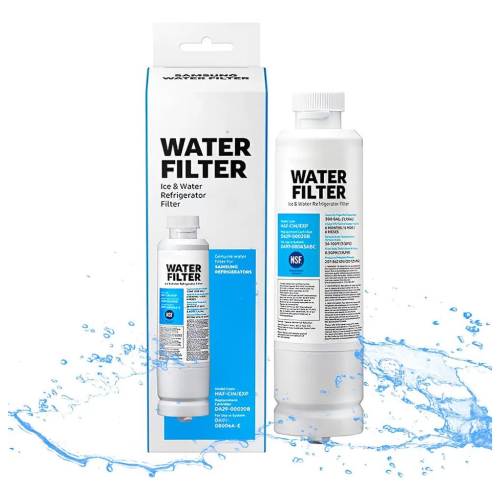 Filtro de Água para Geladeira Samsung - Compatível com DA29-00020B, HAF-CIN/EXP, DA97-08006A - Água Pura e Cristalina