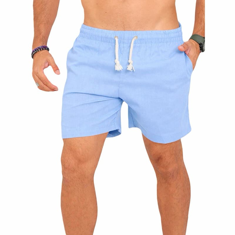 Bermuda Ninho Masculina com Cordão e Bolsos – Bermuda Masculina Ninho Casual Academia Treino Fitness Verão Shorts