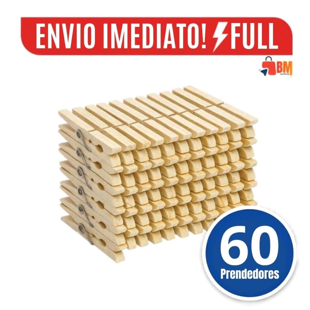 Kits Prendedor Pregadores Madeira Premium Reforçados Resistentes Varal Artesanal ENVIO IMEDIATO