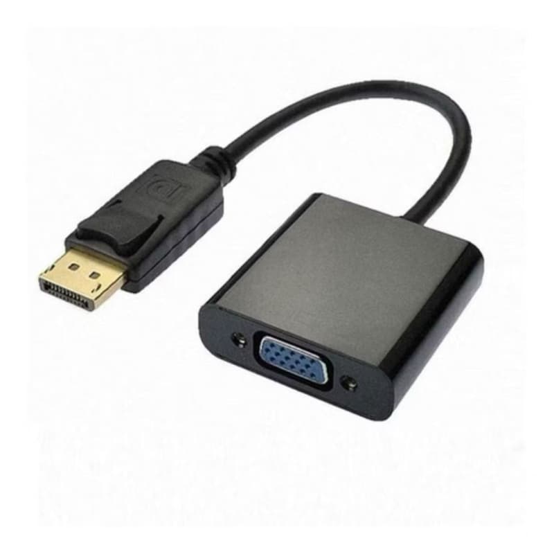 Cabo Adaptador Displayport Vga Conversor Vídeo Para Dell Hp