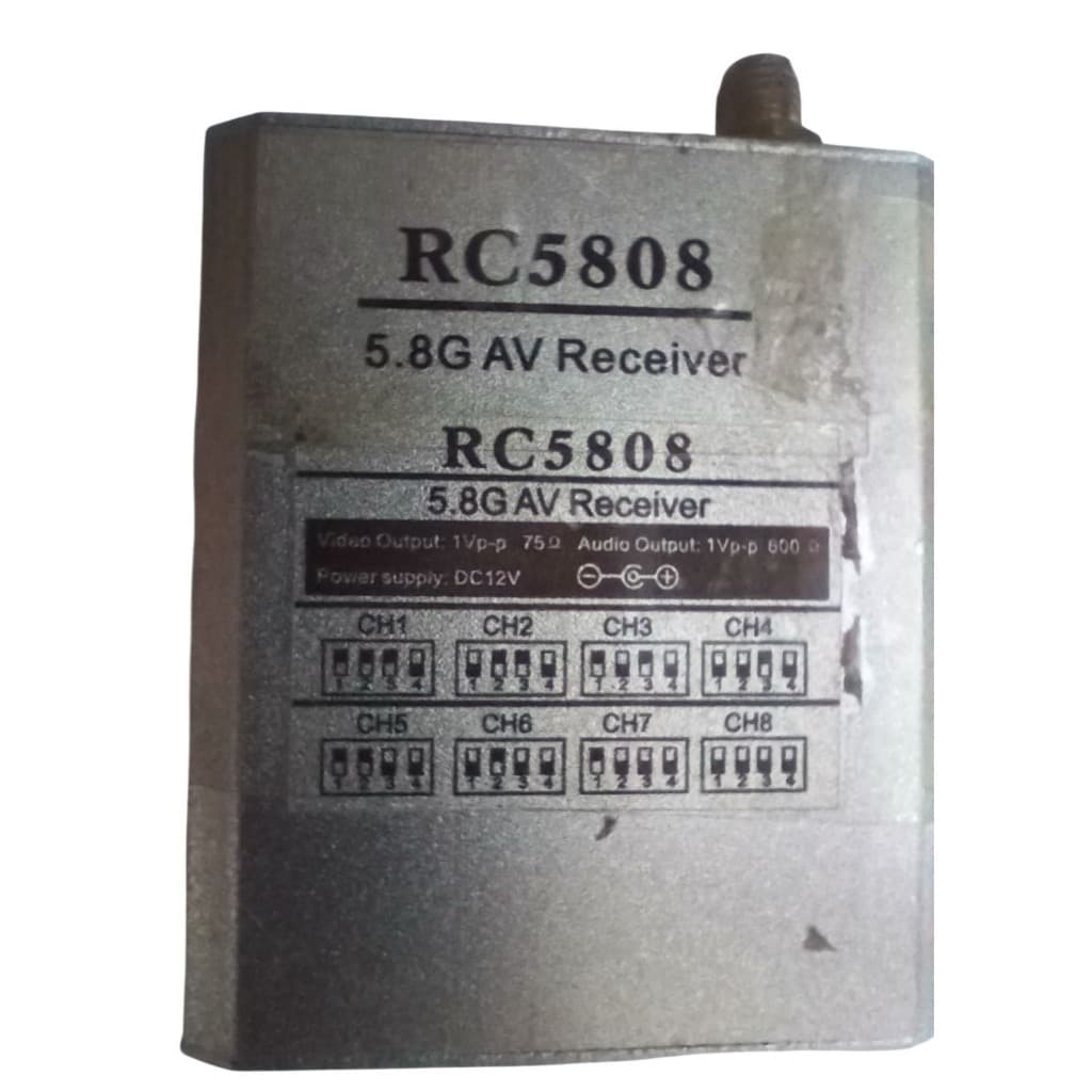 RECEPTOR RC5808 EM 5.6 GHZ A 5.9 GHZ AV RECEIVER PARA DRONES RC FPV ALIMENTAÇÃO EM 5 VOLTS