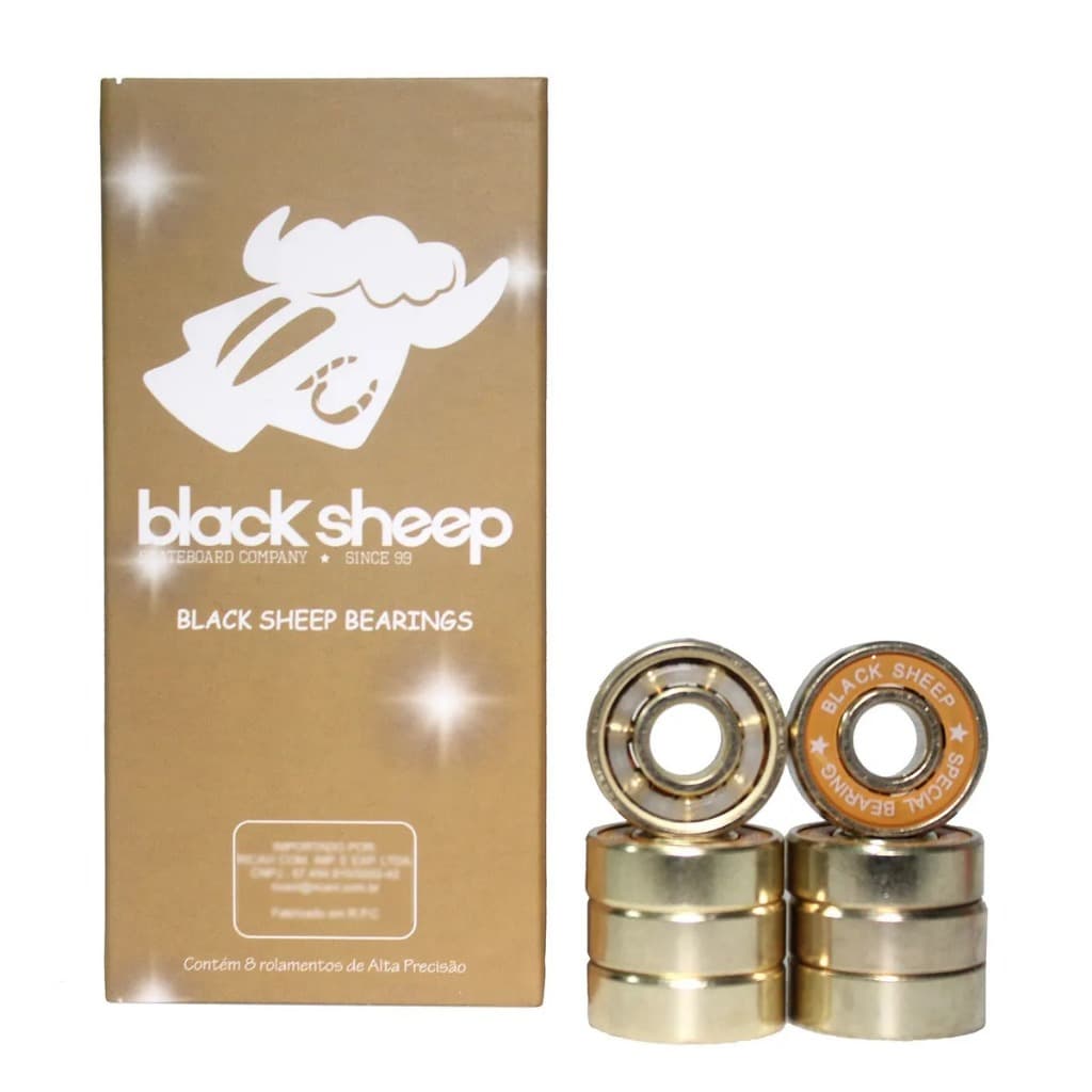 Rolamento Black Sheep Gold Skate Patins Longboard Alta Rotação Original