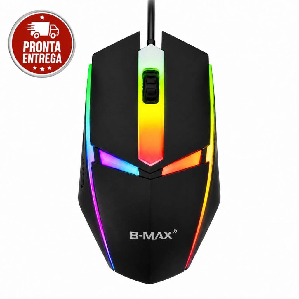 MOUSE GAMER RGB LED COLORIDO ÓPTICO 1000 DPI USB 3.0 - DESIGN IRON MAN