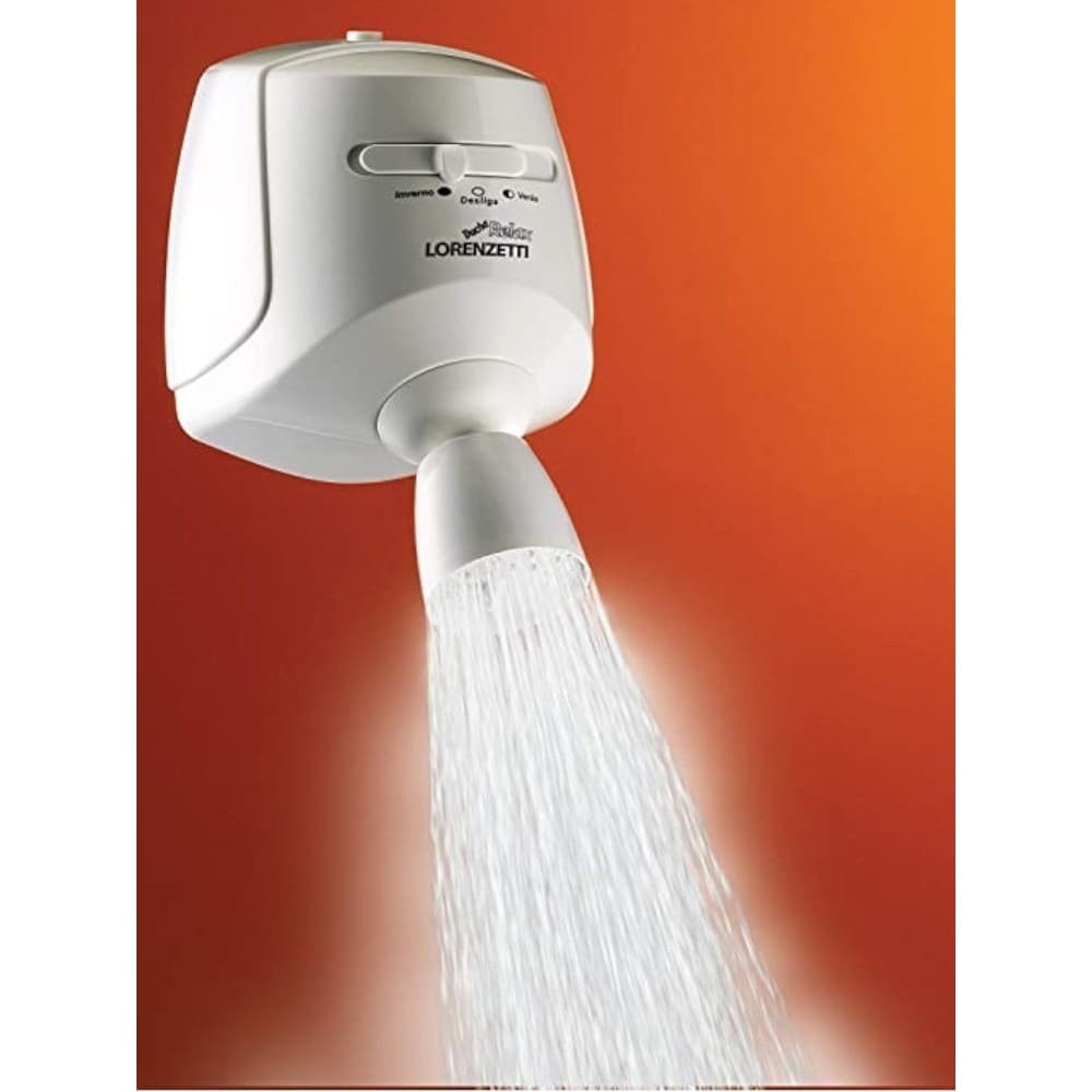 Chuveiro Elétrico Relax Lorenzetti 3T 220V Ducha Premium Parede Jato Direcionável Banho Quente Casa