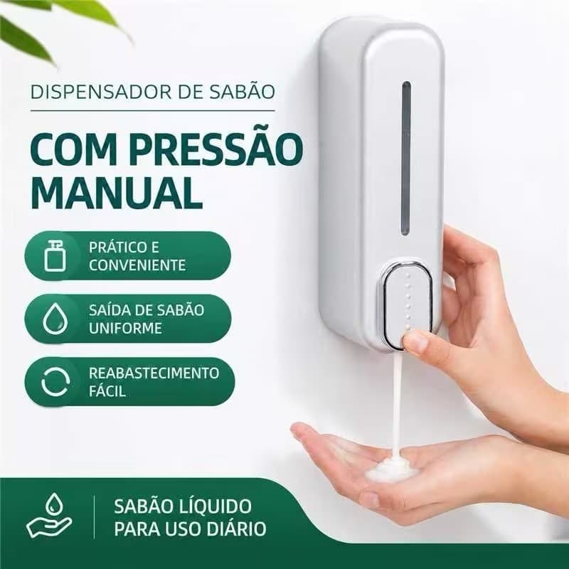 300ml Soap Dispenser Liquid Soap Dish Holder Wall Mounted Bathroom