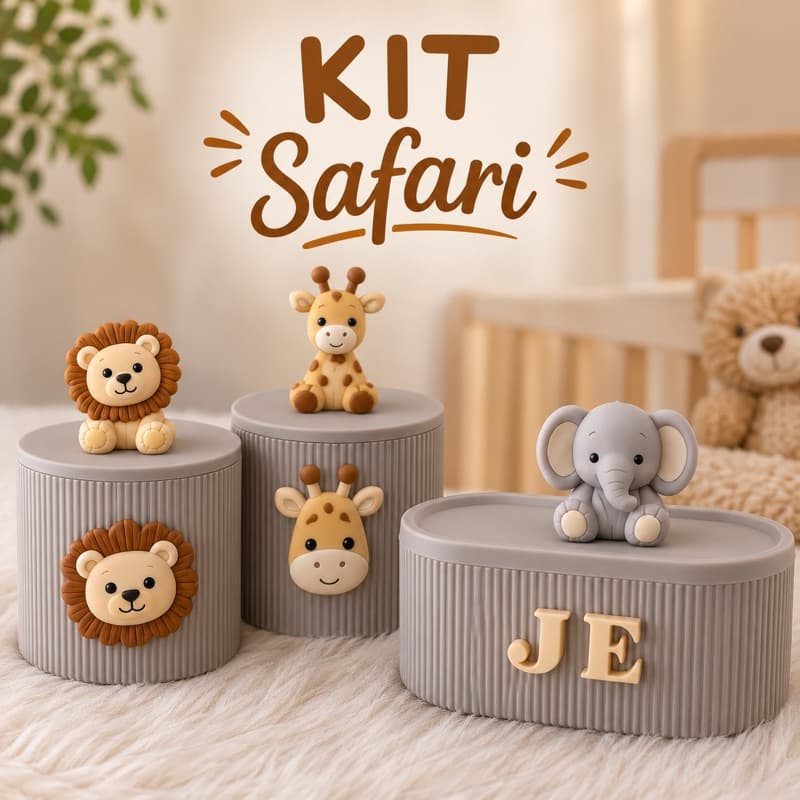 Kit higiene bebê material de alta resistência