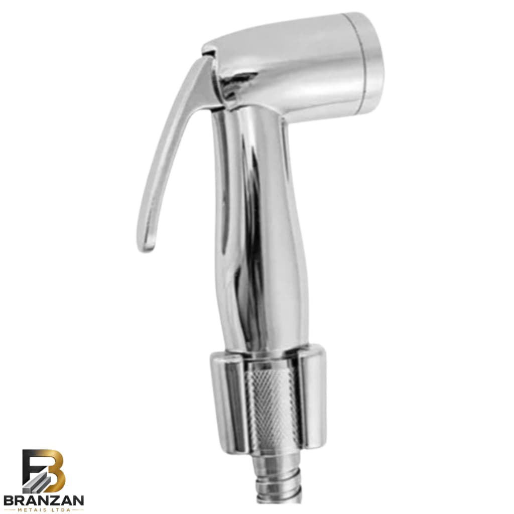 Gatilho Cromado Em Abs Para Ducha Higiênica E Ou Salao De Cabeleireiros Com Suporte