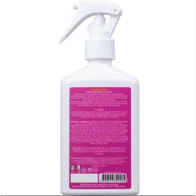 Comigo Ninguém Pode Spray BFF protetor térmico e acelerador de secagem 250ml.