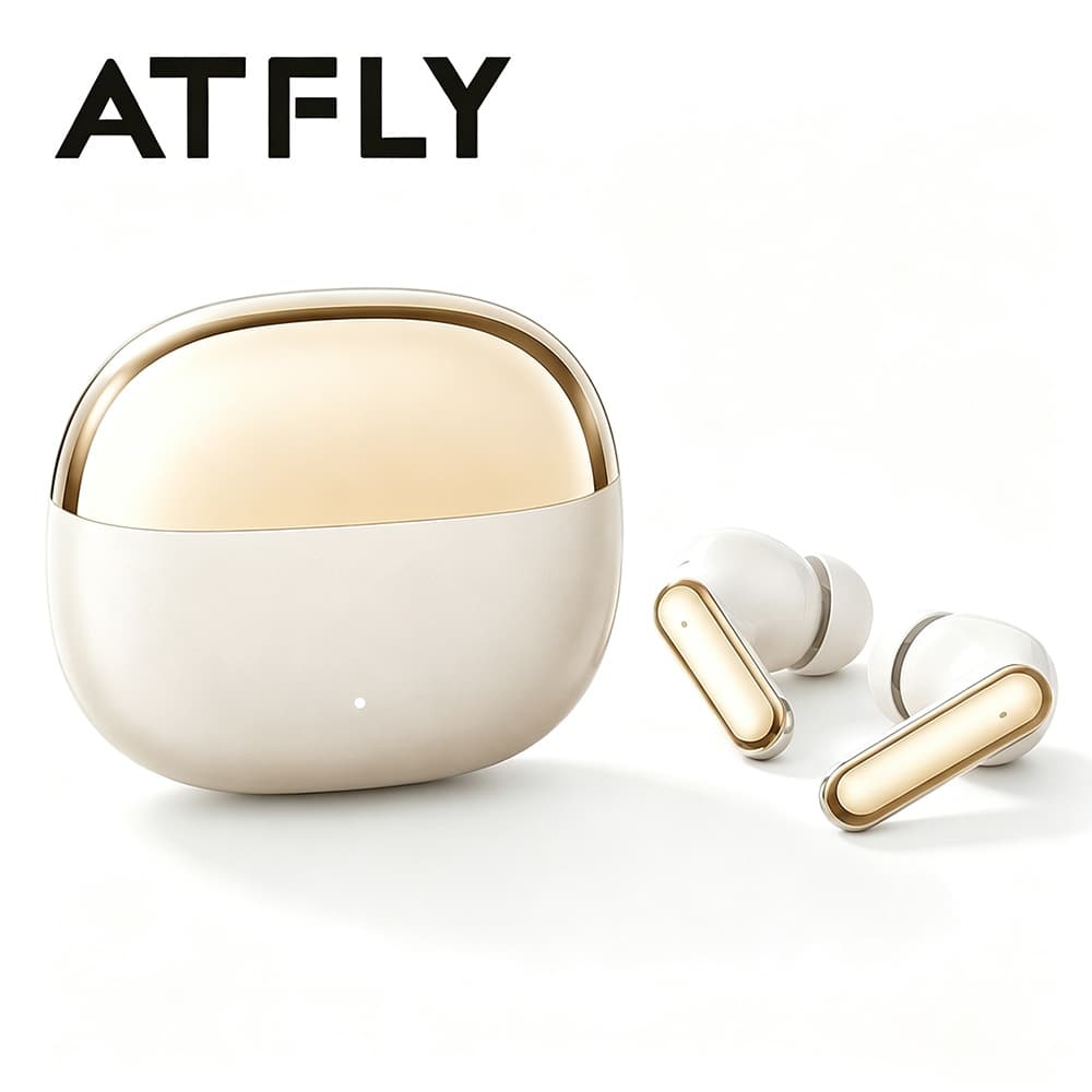 ATFIY J10PRO Fone de Ouvido Bluetooth ANC Híbrido Fone Sem Fio Headset Gamer com ENC Cancelamento de Ruído 72HBateria Hi