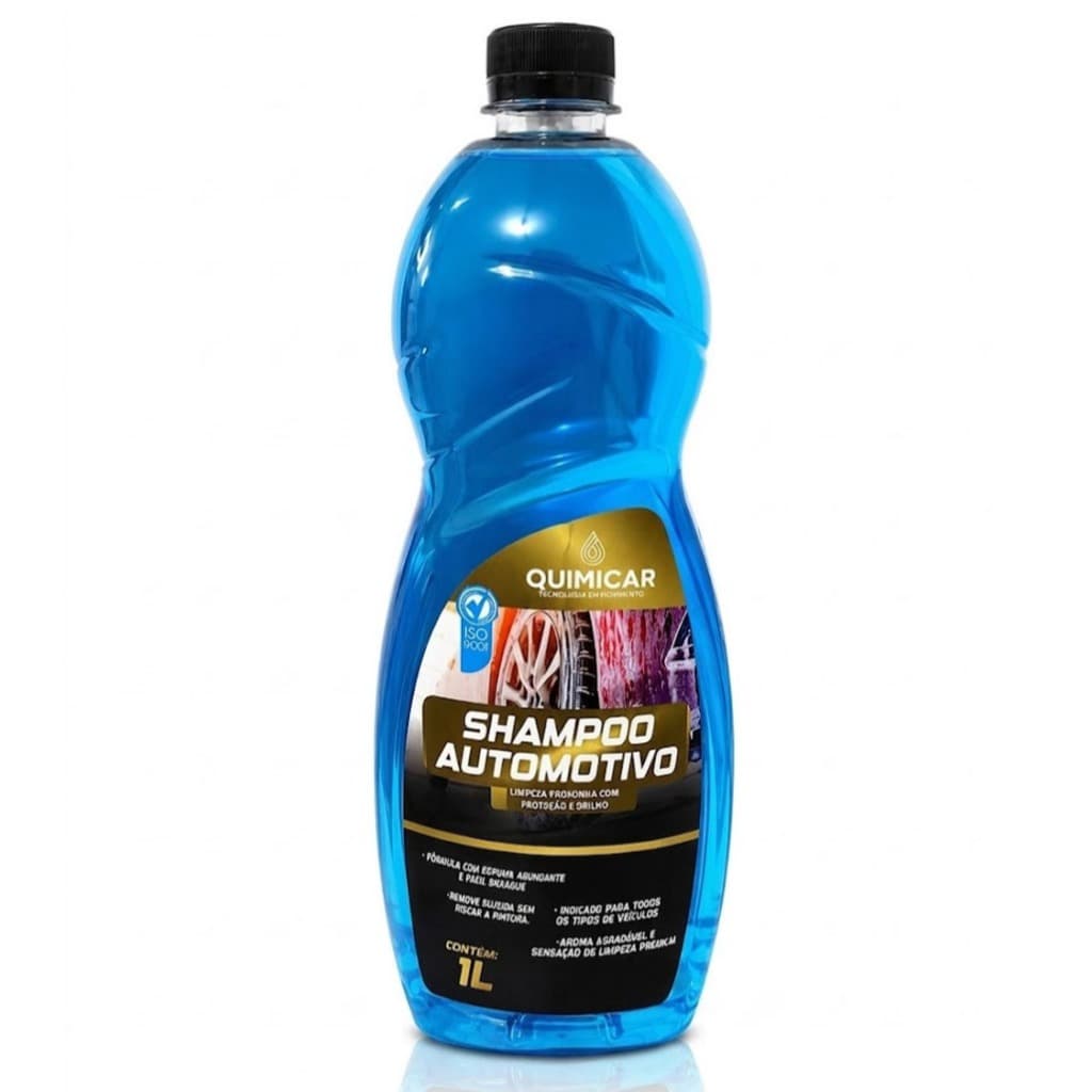 Shampoo Automotivo Quimicar 1 Litro para Lavagem de Carros