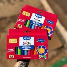 KIT COM 6 UNIDADES DE MASSA DE MODELAR 12 CORES LYKE