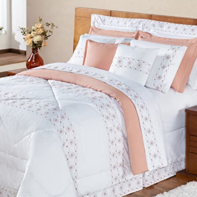 Kit Versalhes 11 Peças Queen Size 200 Fios