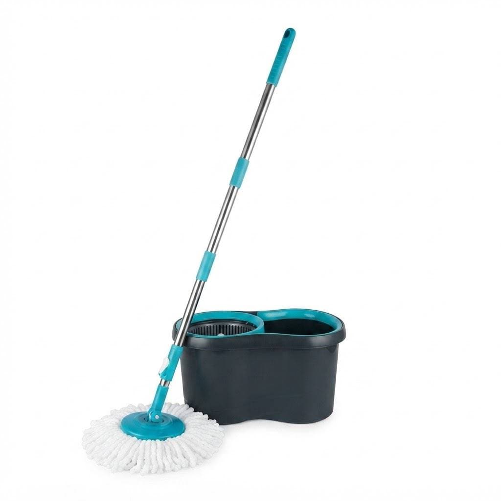 Mop Giratório 360 Xplast 8,7L com Refil Microfibra Extra - Limpeza Prática e Rápida