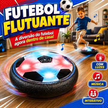 Brinquedo Futebol Infantil Flutuante Com Luzes Musica Interativo Educativo