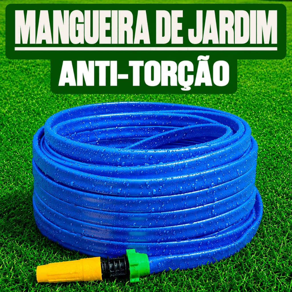 Mangueira De Jardim Não Dobra Flexível Anti Torção Reforçada 5/10/15/20/25/30/35 e 50 Metros