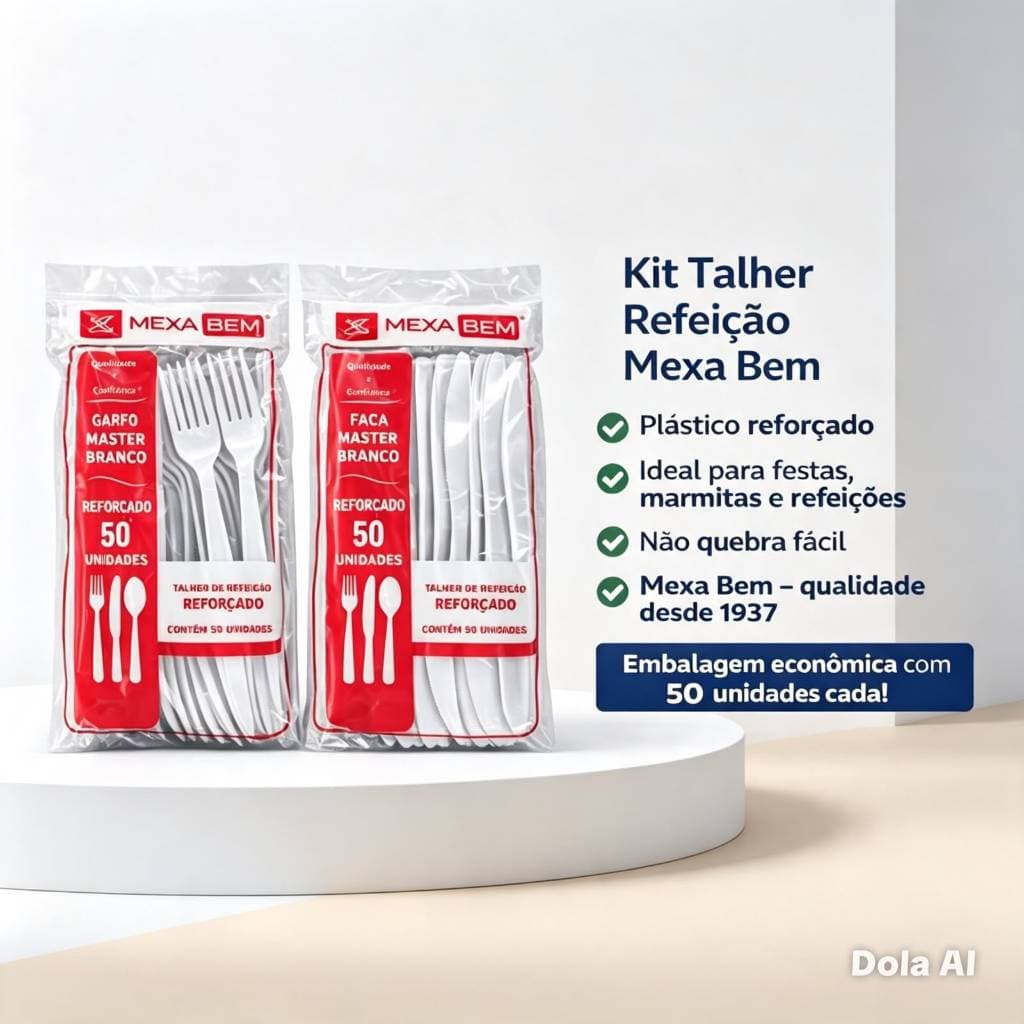 Kit Talheres Descartáveis Facas e garfos Reforçados- Ideal para Festas, Churrascos, Eventos e Uso Comercial