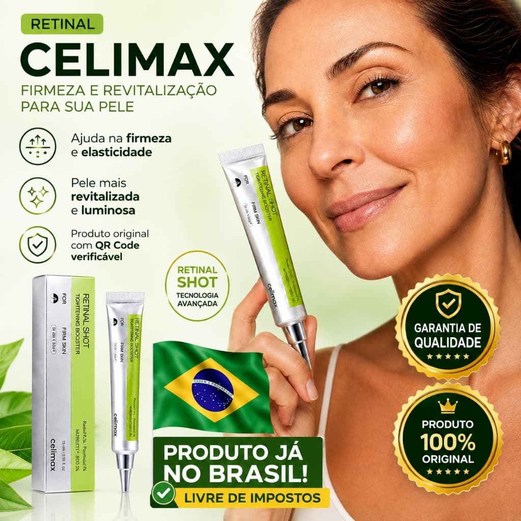 Celimax Retinal The Vita A Retinal Shot Tightening Booster 15ml Importado, nota fiscal, envio imediato