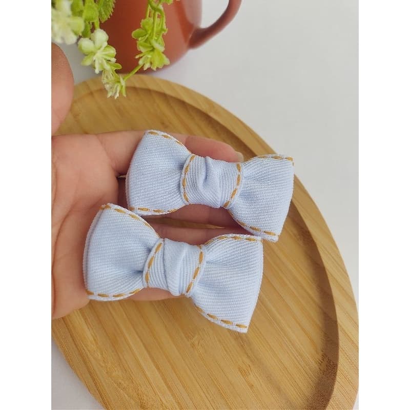 Laço Infantil Menina Gravatinha Duplo Bico de Pato Laço de Menina Laço Feminino Laço Básico Acessório Infantil