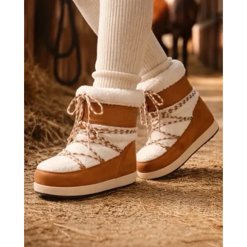 Botas de inverno de algodão antiderrapante