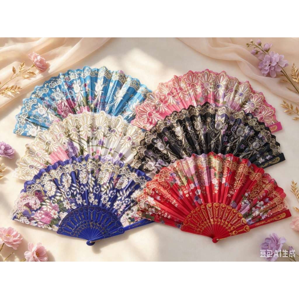 Leque com glitter luxuoso - ideal para eventos 111