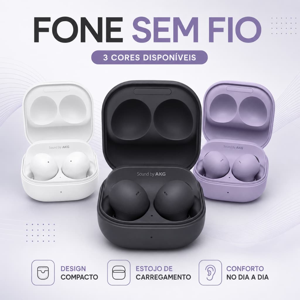 Fone Galaxy Redmi Buds 6 Play Original Bluetooth Sem Fio Som Potente e Bateria Duradoura