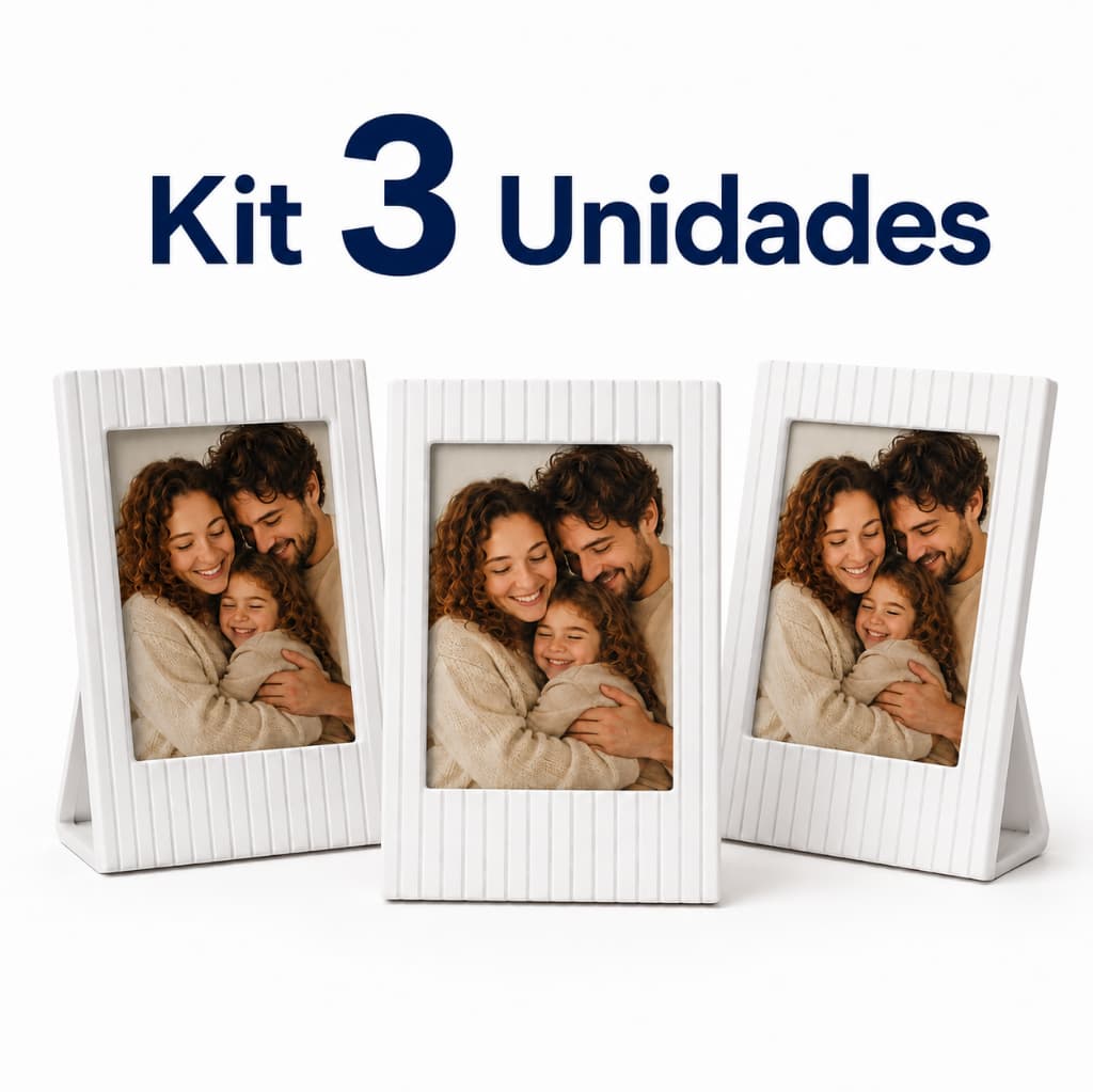 Kit 3 Mini Porta Retrato Polaroid Mesa Decoração Festa Lembrancinha Brinde Casamento Cha Revelacao Dia das mães escola