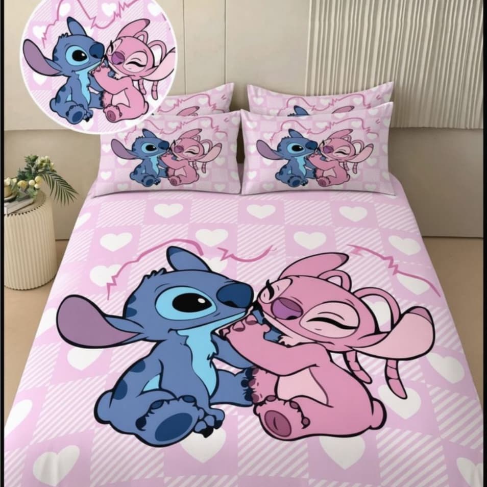 Lençol de Casal Estampado 3 Peças – Conforto
