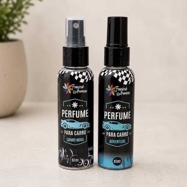 Perfume para Carro 60ml | Aromatizador Automotivo Carro Novo ou Adventure | Cheirinho Perfumado