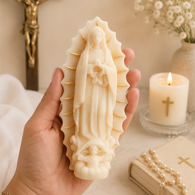 VELA NOSSA SENHORA DE GUADALUPE| DEVOCIONAL| ARTIGOS CATOLICOS| VELA VOTIVA| QUARESMA