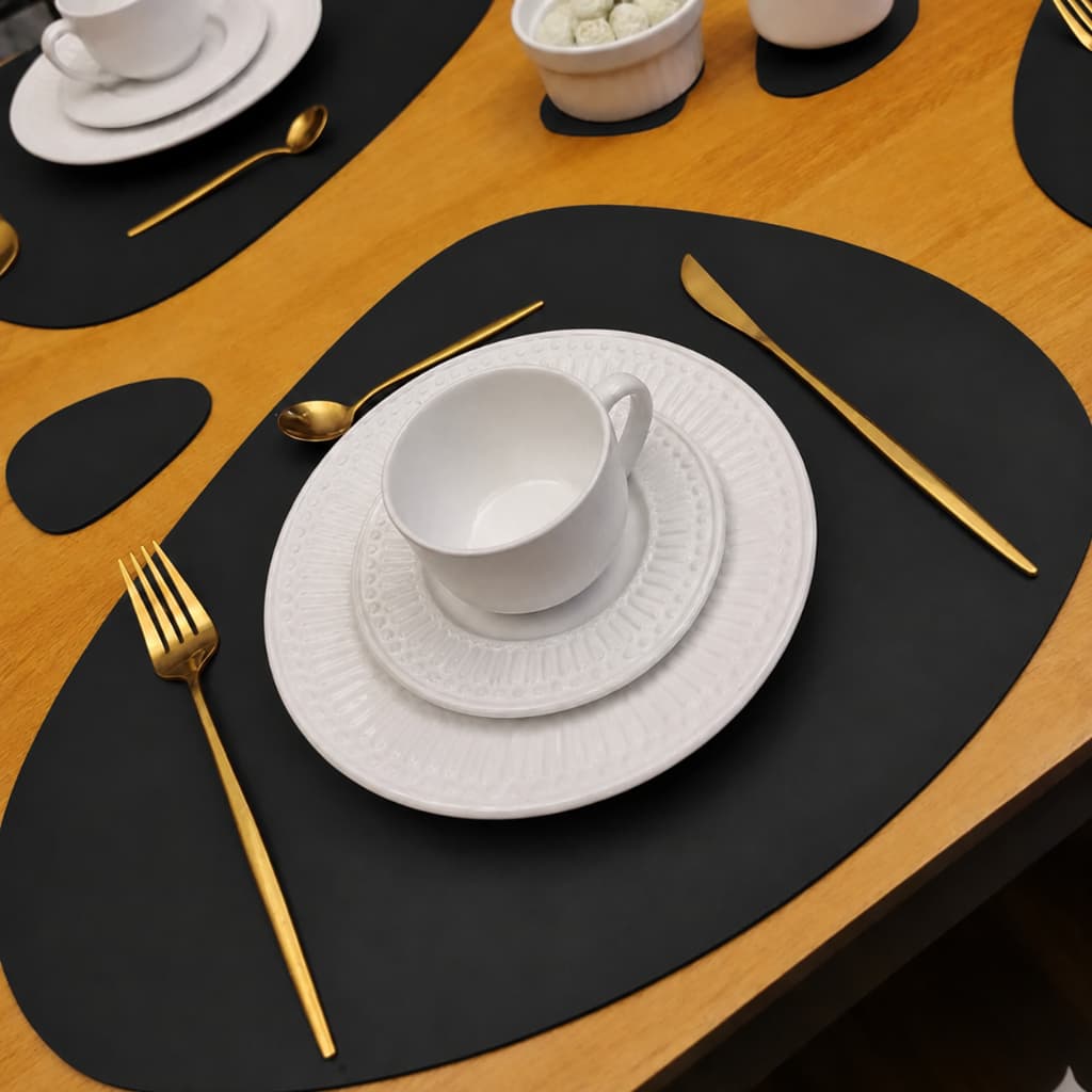 Jogo Americano Sousplat De Mesa em Sintético Envio Imediato Jogo de Mesa Posta Jogo Americano Chique