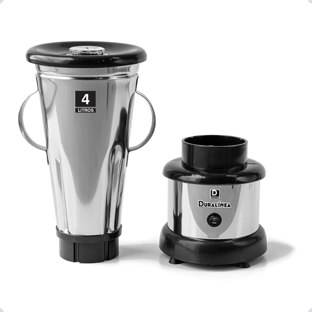 Liquidificador Duralínea Industrial 4L Aço Inox Alta Rotação