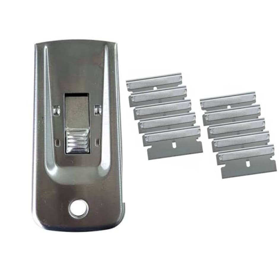 RATINHO RASPADOR PARA LIMPEZA DE INSULFILM / PROFISSIONAL + 10 LAMINAS