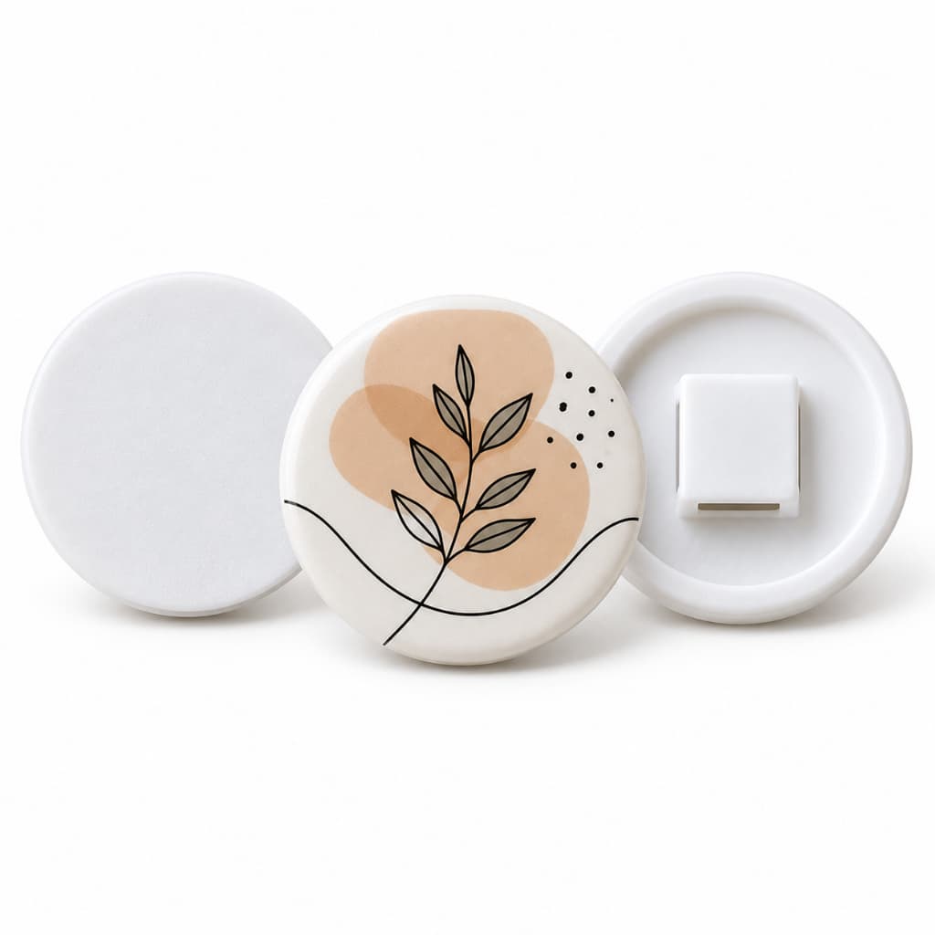 PASSANTE INSUMOS PORTA BOTTON base para Personalizar 25/32mm - encadernação e suporte para botton