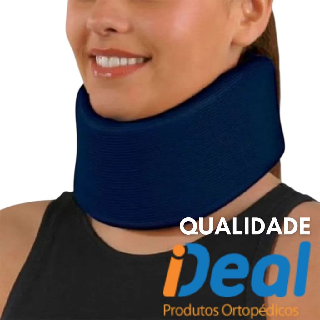 Colar Cervical Espuma Ortopédico Resgate Alivio Dor Recuperação Ideal