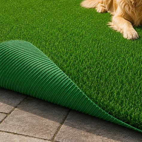 🌿 Grama Sintética Artificial 3cm, Fio Alto e Realista para Jardim, Quintal, Varanda e Área Externa – 5m²
