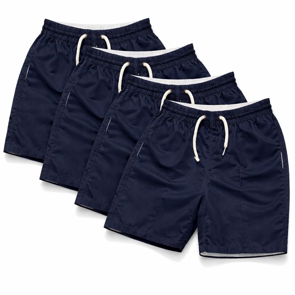 Shorts Infantil Azul Marinho Tactel Uniforme Escolar 10 ao 16 Promoção Envio Imediato