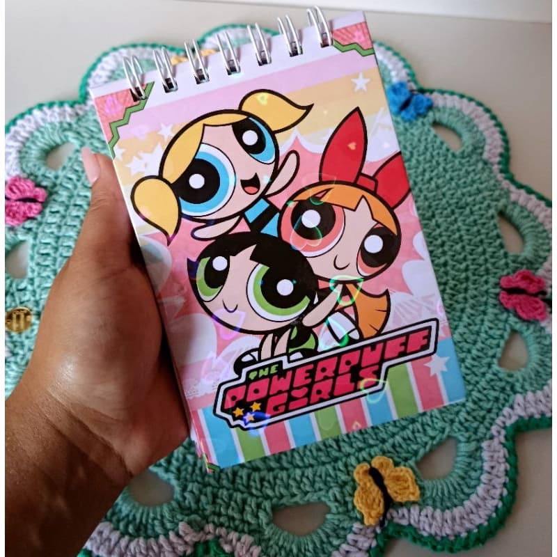 Bloquinho/caderninho/meninas super poderosas/tamanho A6/bloco de anotações