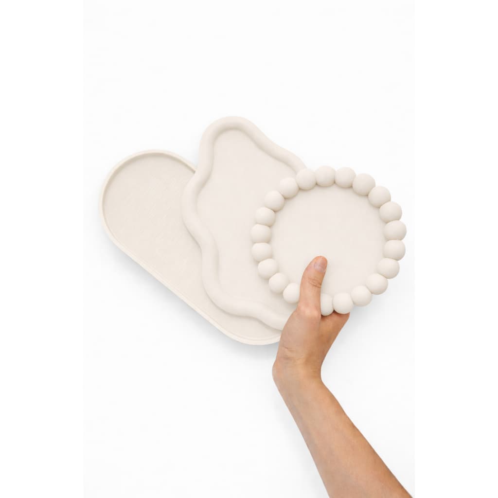 Kit 3 bandejas porta velas organizadoras minimalistas luxuosas