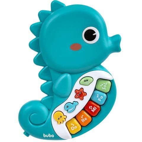 Cavalo-Marinho Musical Buba – Brinquedo Interativo com Sons e Músicas para Bebês