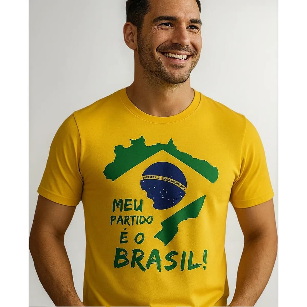 Camiseta Acorda Brasil 2026 Movimento Patriota Nacional