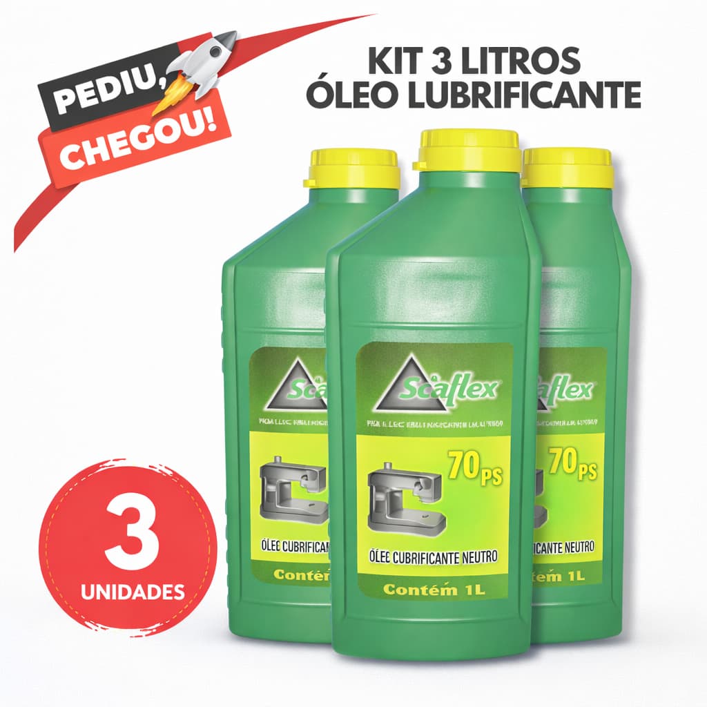 Kit Oleo 1L Maquina de Costura Industrial Profissional Reta Galoneira Overlock