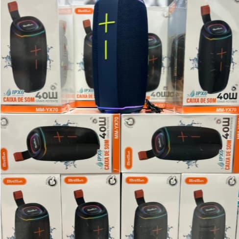 Caixa de Som Bluetooth Minimen 40W MM-YX70 – Potente e Portátil